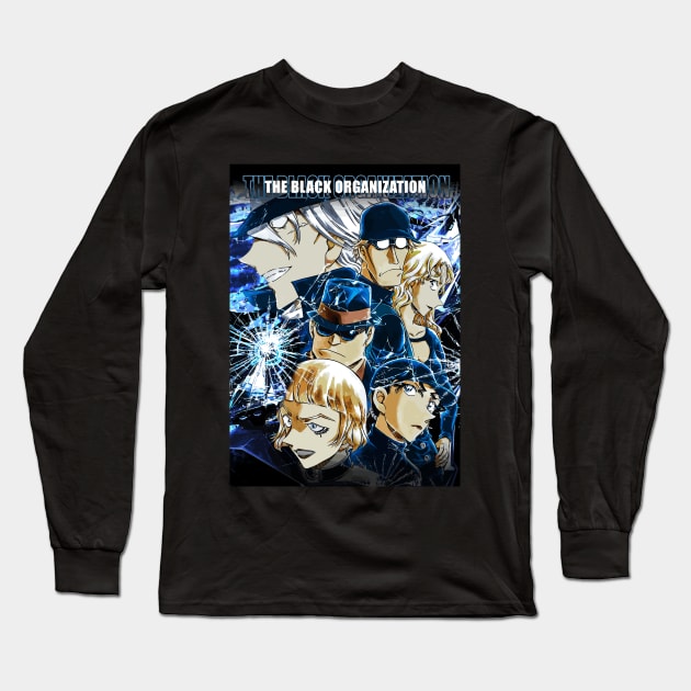 The Black Organization Long Sleeve T-Shirt by syanart